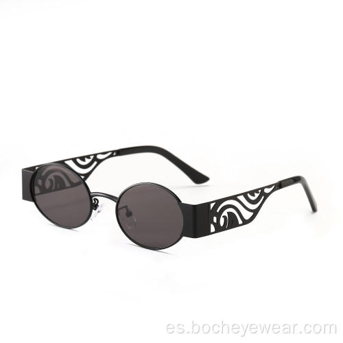 Nuevas gafas de sol cuadradas cuadradas pequeñas y cuadradas de moda Vintage para mujer, gafas de sol sin marco para hombres y mujeres
